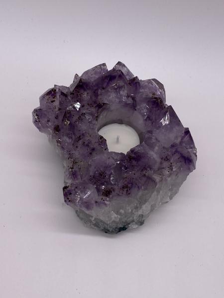 Amethyst Teelichthalter XXL